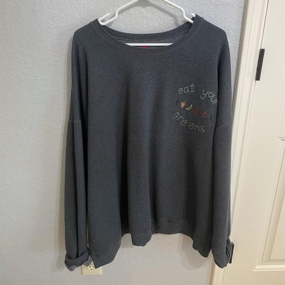Oversized sweatshirt
